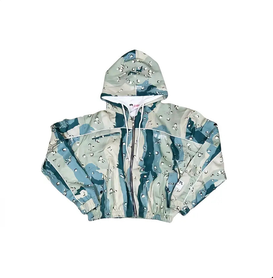 "In Plain Sight" Camo Double-Hooded Jacket